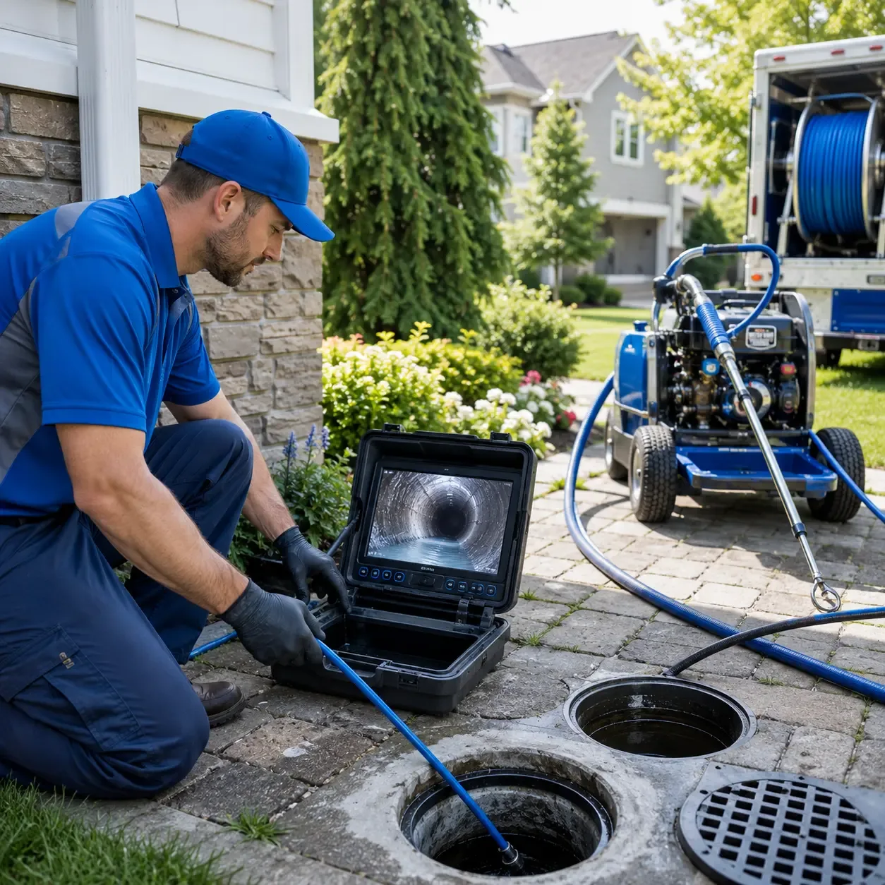 Outdoor drain cleaning professionals serving Winnie, TX