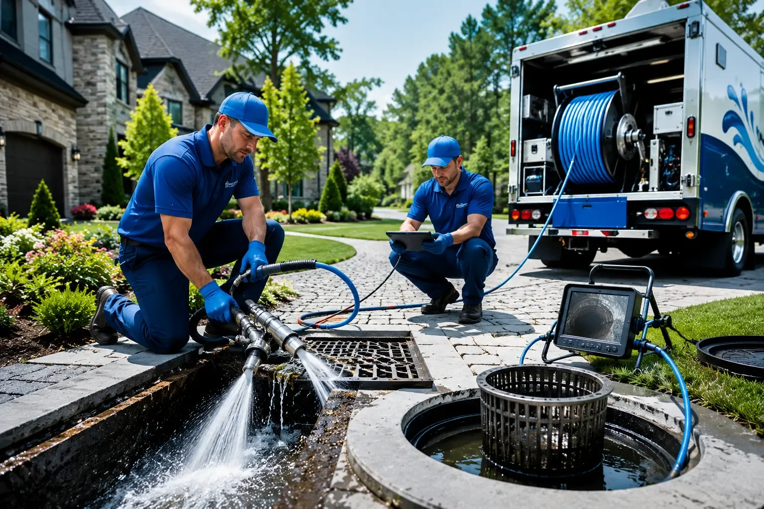 Local outdoor drain cleaning professionals in Winnie, TX